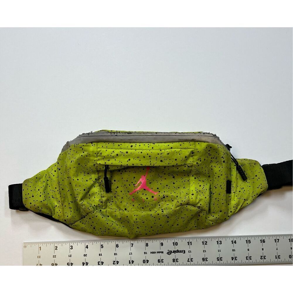 Nike Air Jordan Adult Poolside Crossbody Bag CyberGreen Cement Festival Belt Bag